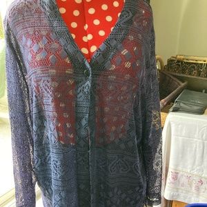 Cardigan and skirt combo